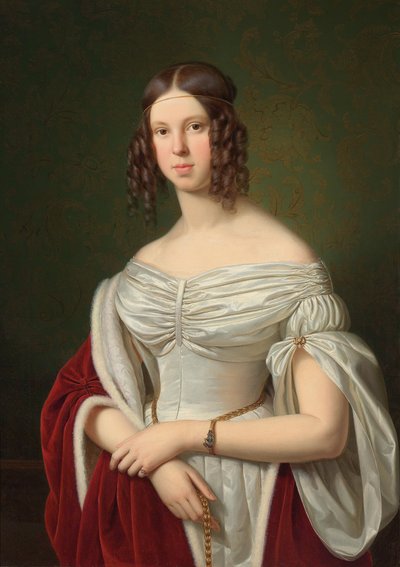 Portrait de Marie Felicitas zu Fürstenberg - Franz Ittenbach